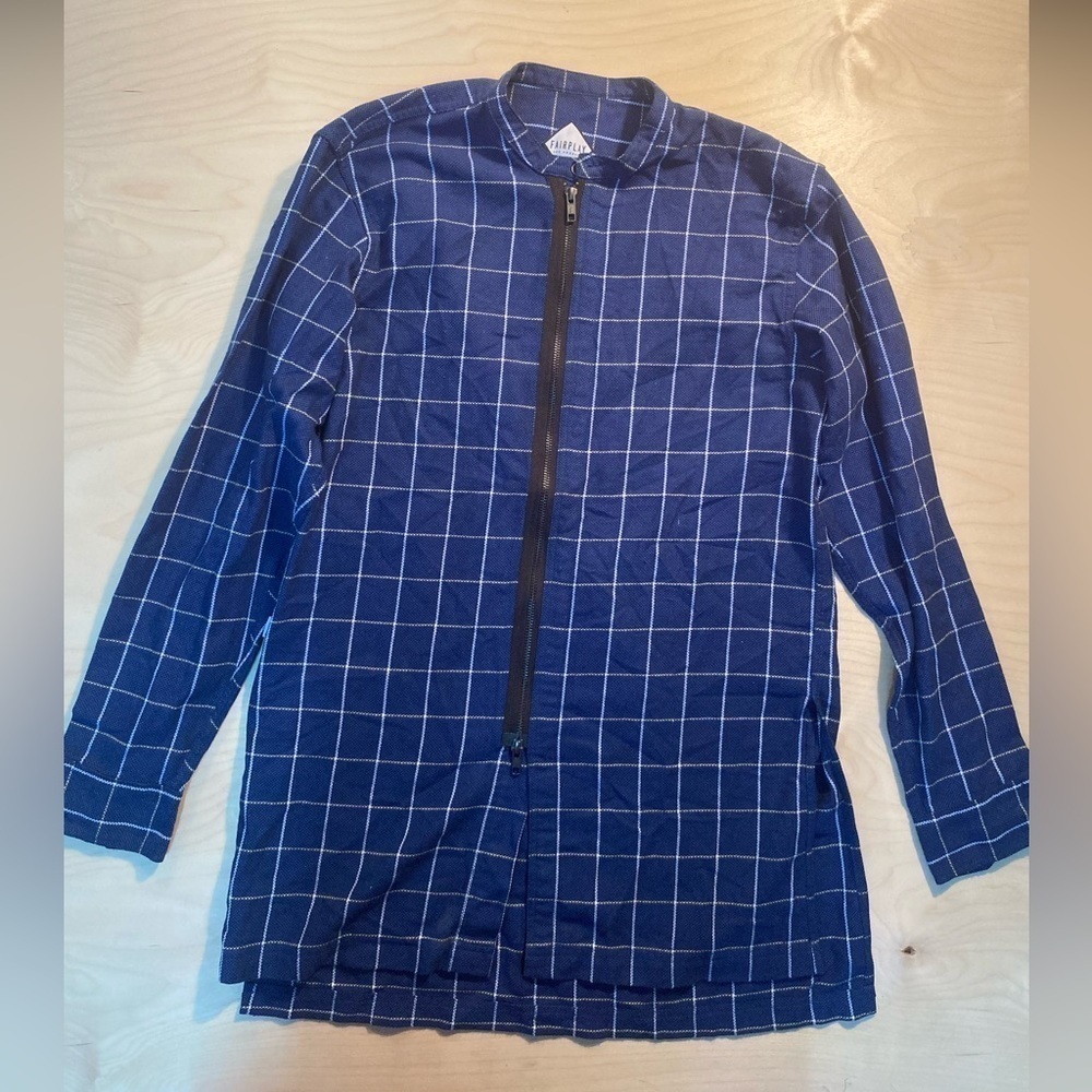 Men’s FairPlay Los Angeles Full zip Shirt size Large (GP)